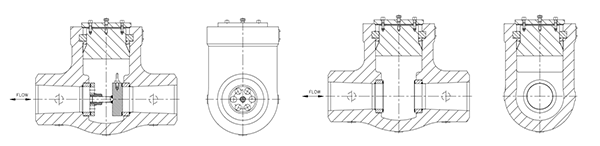 isolators on a hydrotest valve