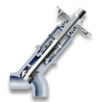 Y angle stopcheck valve
