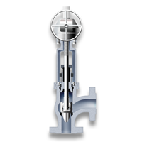 Angle needle globe valve